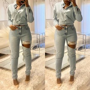 LAST CHANCE | Missguided Riot Jeans